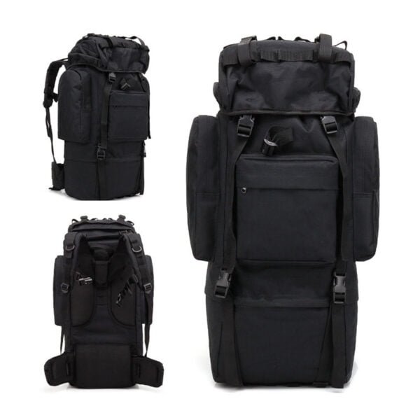 65L Large Backpack Tactical Bag High Quality Waterproof Hiking Trekking Backpack with Rain Cover - Image 6