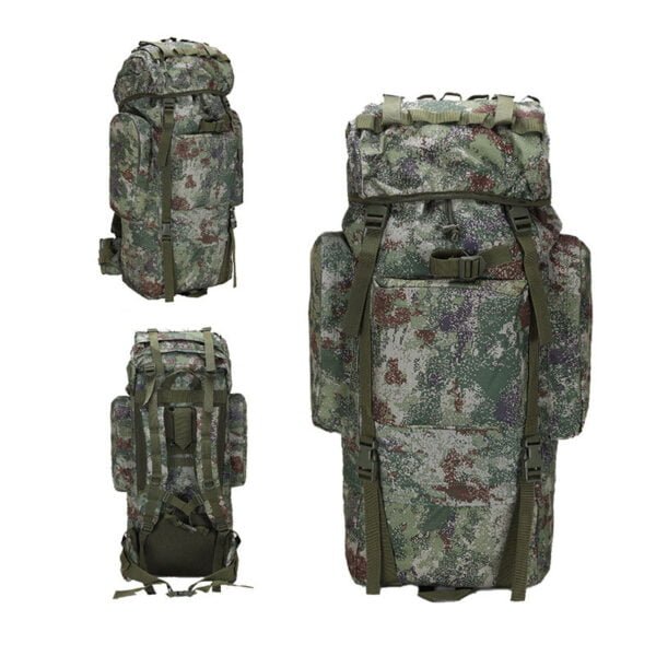 65L Large Backpack Tactical Bag High Quality Waterproof Hiking Trekking Backpack with Rain Cover - Image 8