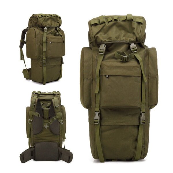 65L Large Backpack Tactical Bag High Quality Waterproof Hiking Trekking Backpack with Rain Cover - Image 11