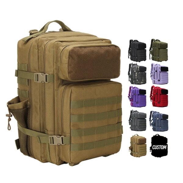 900d Oxford Tactical 45l Molle Pouch Assault Pack Camping Tactical Backpack Bag Oem Hiking Tactical Backpacks