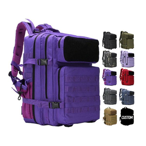 900d Oxford Tactical 45l Molle Pouch Assault Pack Camping Tactical Backpack Bag Oem Hiking Tactical Backpacks - Image 9