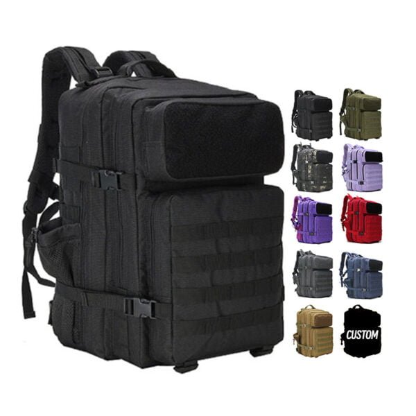 900d Oxford Tactical 45l Molle Pouch Assault Pack Camping Tactical Backpack Bag Oem Hiking Tactical Backpacks - Image 8