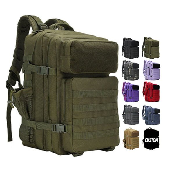 900d Oxford Tactical 45l Molle Pouch Assault Pack Camping Tactical Backpack Bag Oem Hiking Tactical Backpacks - Image 7