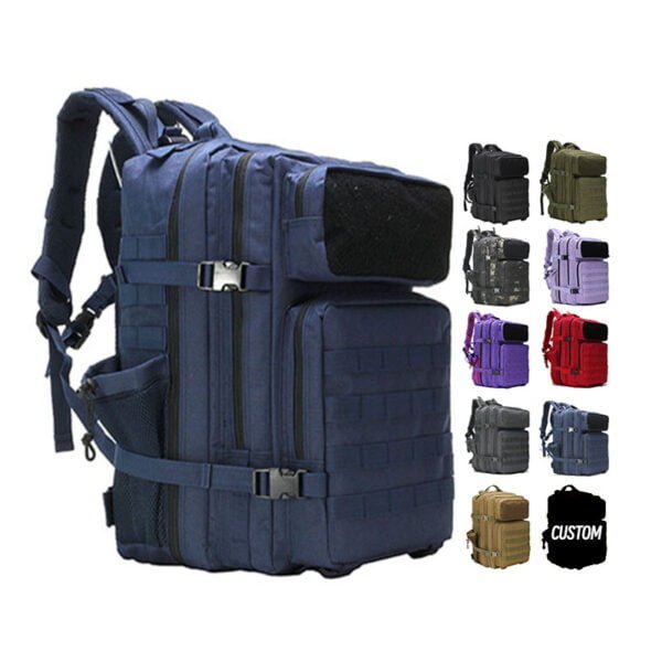 900d Oxford Tactical 45l Molle Pouch Assault Pack Camping Tactical Backpack Bag Oem Hiking Tactical Backpacks - Image 3