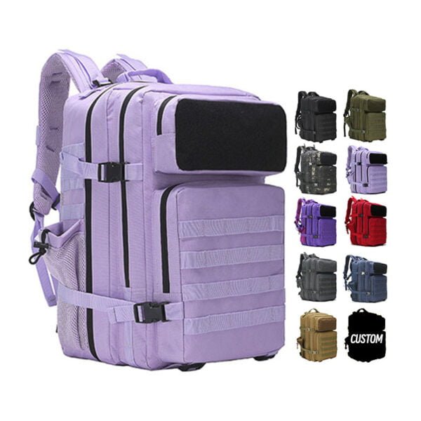 900d Oxford Tactical 45l Molle Pouch Assault Pack Camping Tactical Backpack Bag Oem Hiking Tactical Backpacks - Image 2