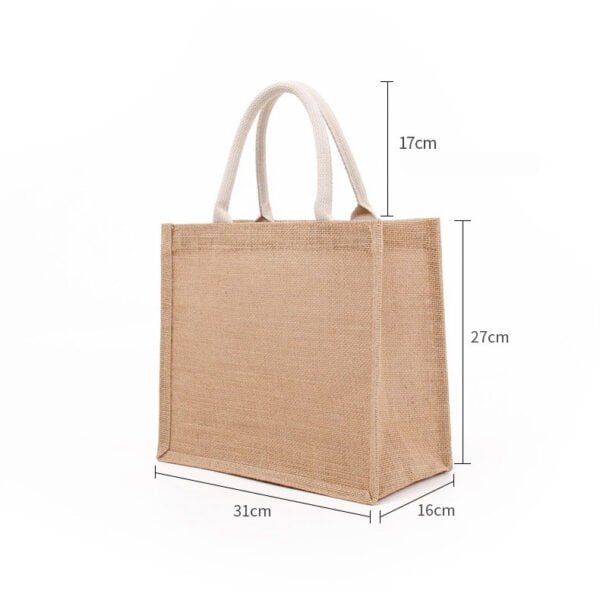 Custom Jute Shopping Bags - Image 8