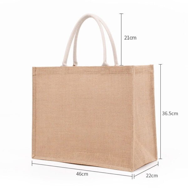 Custom Jute Shopping Bags - Image 10