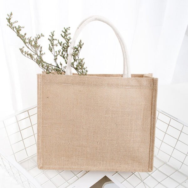 Custom Jute Shopping Bags - Image 11