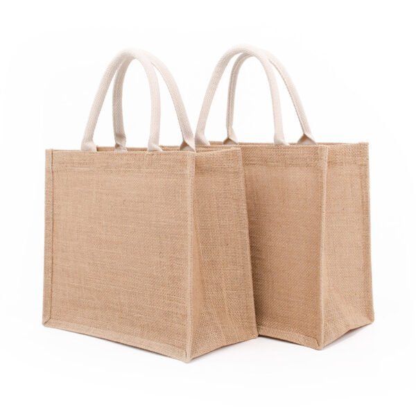 Custom Jute Shopping Bags - Image 4