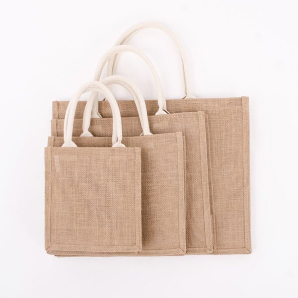 Custom Jute Shopping Bags - Image 6