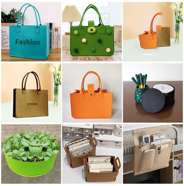 Custom Felt Shopping Tote Bags - Image 11