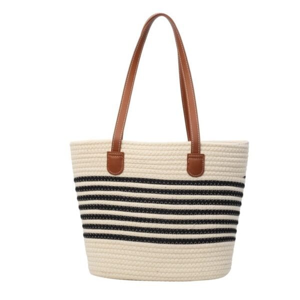 Handmade Straw Woven Beach Bag: Your Perfect Summer Accessory - Image 4